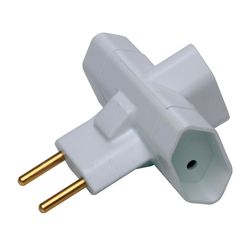 Pino Pps 3 Saídas Tipo T 10 A Cinza - Ilumi