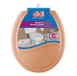 Assento Sanitário Prime Almofadado Caramelo - Herc