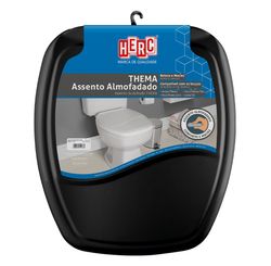 Assento Almofadado Thema Premium Preto - Herc