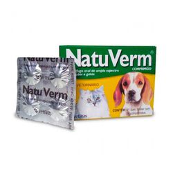 Vermífugo com 4 Comprimidos - Naturrich