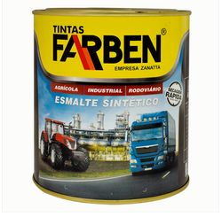 Tinta Esmalte Sintético Automotivo 900 ml Alumínio Opalecente - Farben