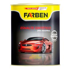 Esmalte Sintético Automotivo 900 ml Preto Fosco - Farben