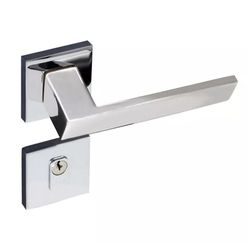 Fechadura Externa Beethoven Roseta Zamac Cromada 829-90 - Pado