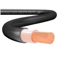 Cabo Flexível Silnax 6 mm/1 KV 90° C HEPR 100 m Preto - SIL