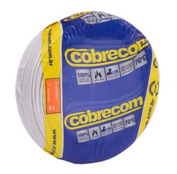 Cabo Flexível 10,0 mm 100 m 750 V Branco - Cobrecom