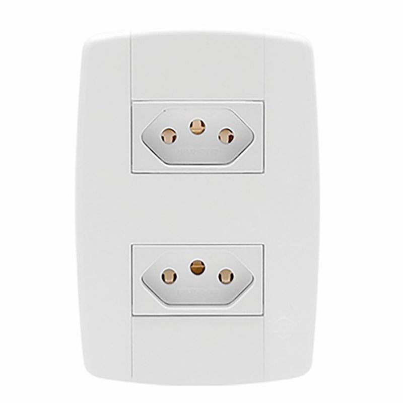 TOMADA-ILUMI-LEV-MONOB-DUPLA-20A-C-PLA-4-X-2
