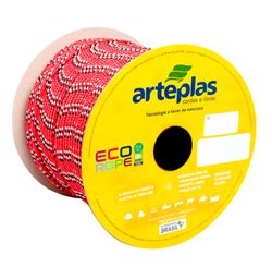 Corda Eco Rope Trançada 5 mm 190 m Vermelha - Arteplas
