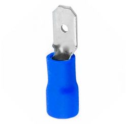 Terminal Macho 1.5 x 2.5 mm Azul Pacote com 20 Unidades - Sfor