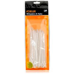 Abraçadeira de Nylon 140 x 3,5 mm Branca - Foxlux