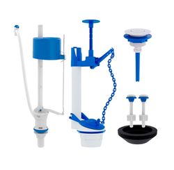 Kit Completo para Caixas Acopladas com Acionador Branco 340292 - Blukit