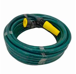 Conjunto de Mangueira para Jardim Trançada 30 m Verde - Plastman