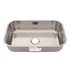 Cuba Retangular Standard Inox sem Válvula 56 x 34 cm - Tramontina