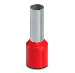 Terminal Tubular Simples 10.0 mm Vermelho Pacote com 20 Unidades - Sfor