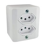 TOMADA-RADIAL-LINHA-R-2P-T-DUP-10A-DIST-C-PL-BR