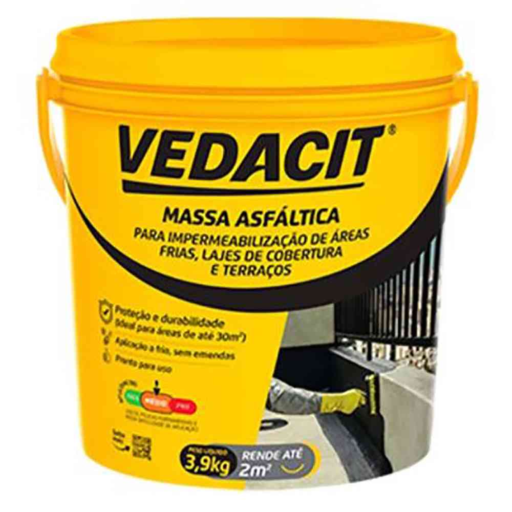 Massa Asfáltica 3,9 kg - Vedacit