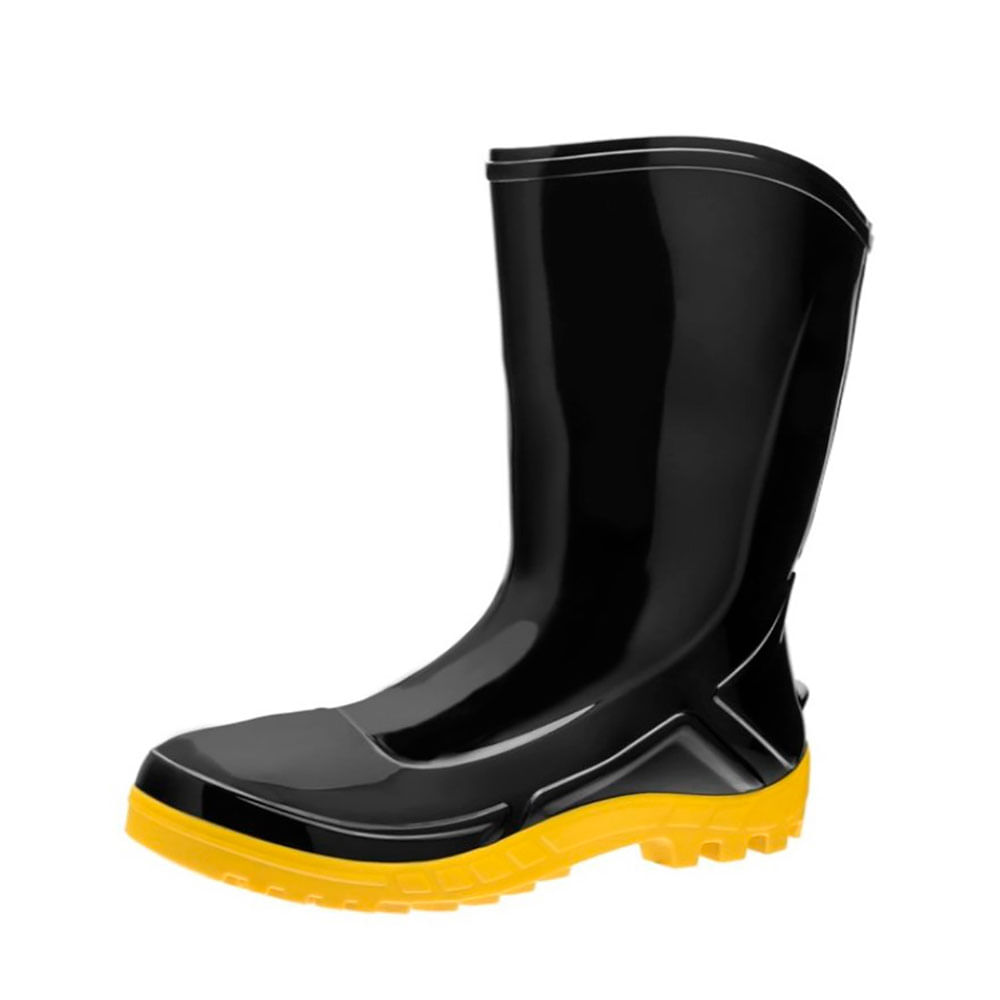 Bota de PVC Marluvas 110VFLEX PRA Cano Médio sem Forro